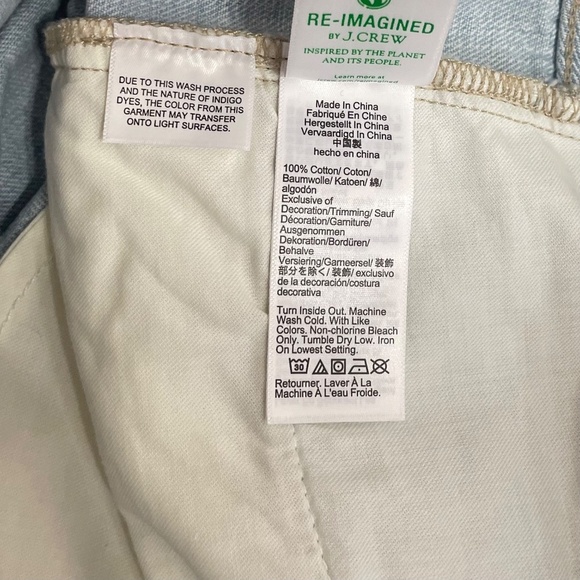 NWT!! J. CREW Mid-Rise Straight Jeans Montauk Wash Denim Classic Preppy Size 30 - Picture 15 of 16